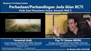 Download lagu Perbandingan Jeda Iklan RCTI (26 Okt 2021 22:09 WIB)