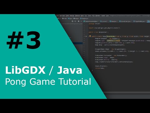 Java/libGDX 2D Pong Game Tutorial #3