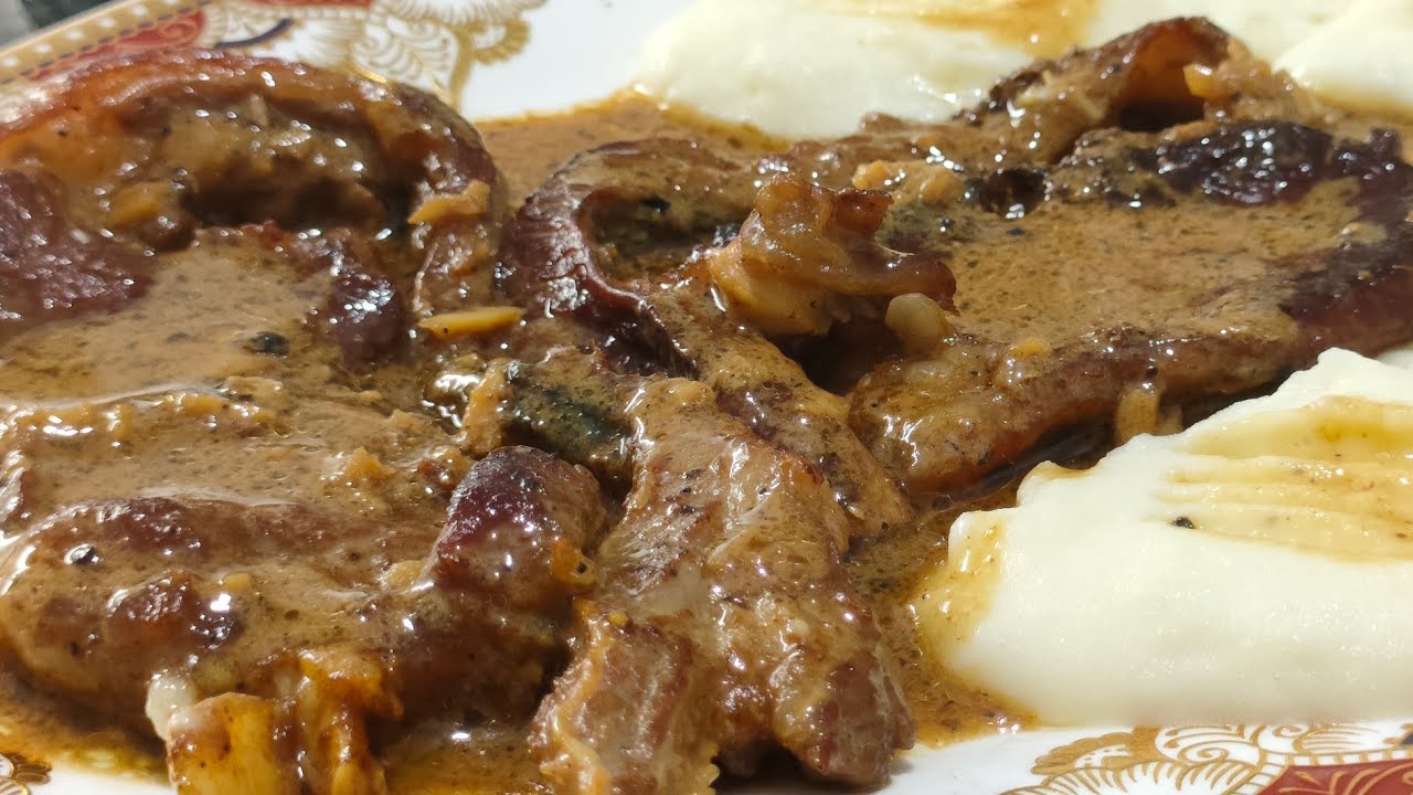 بيف ستيك بصوص بزاااف بنينة من أسهل الاطباق الصيفية