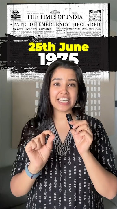 Emergency of 1975! 🙏