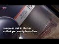 LG A9 Kompressor™ Handstick Vacuum - More Dust Compression