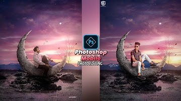 Photoshop Mobile Moon Night Photo Editing Toturial | Ps touch HD Photo Editing | Rafsan Editz