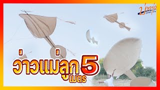 ลองทำว่าวแม่ลูกยักษ์ ใหญ่ 5 เมตร ทรงสวยมาก เป็นยังไง มาลุ้นกัน | ทีมงาน บ่าวรุ่ง อีสานมักม่วน