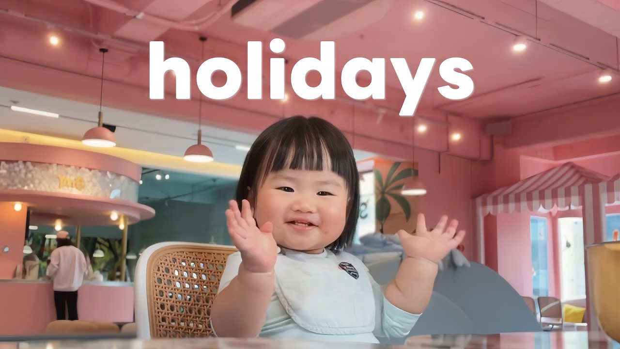 【Holidays VLOG】A cozy Christmas week with family｜Kiosk Cafe｜Bellavita聖誕饗宴｜製作聖誕花圈｜小腳慢步｜Stay樂待親子共融空間｜