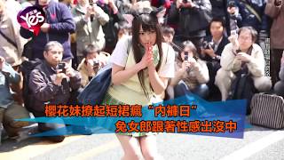 【5年前】櫻花妹撩起短裙瘋“內褲日” 兔女郎跟著性感出沒中