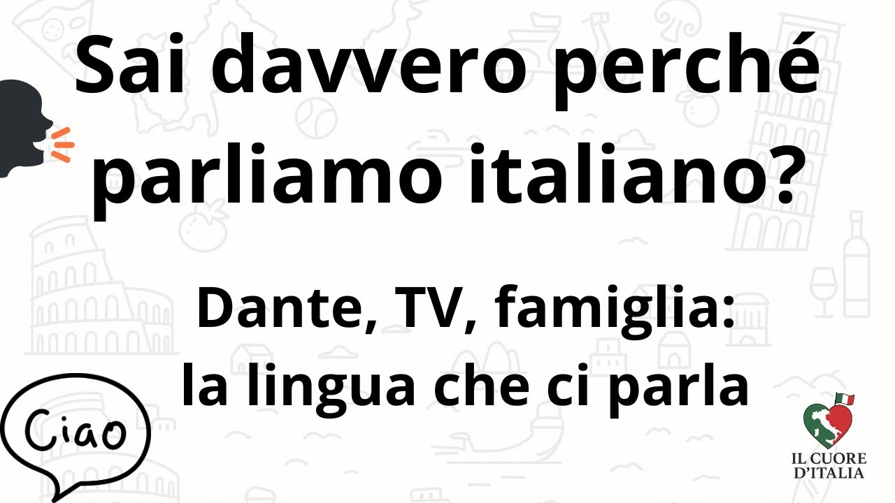 Perché si parla italiano? La storia di una lingua viva  🗣️🇮🇹| Italiano Facile | Learn Italian