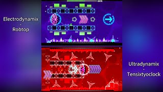 Electrodynamix VS Ultradynamix (Geometry dash original VS superbuff comparison) #16