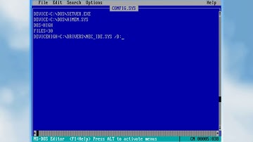 How I Setup MS-DOS (Setup, Drivers & Memory)
