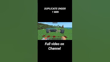 duplication glitch minecraft bedrock edition 1.21