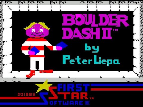 ❤Прохождение "Boulder dash 2"❤ZX Spectrum.Игра на логику! FULL PLAY! By Peter Liepa, First Star,1985