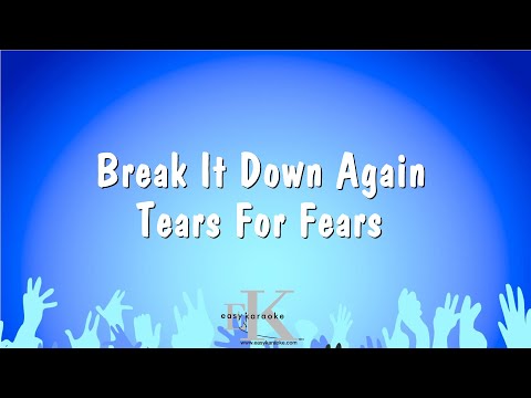 Break It Down Again - Tears For Fears (Karaoke Version) - YouTube