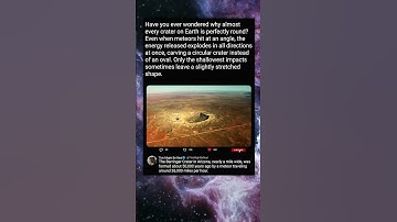 Why All Meteor Craters Look Round