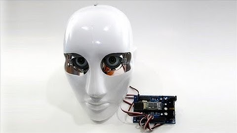 Robot Head Controlled by Wii Remote