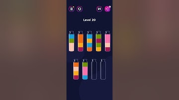 Get Color Bottle Game level 20 #shorts