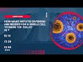 How many mitotic divisions are required for a single cell to make 128 cells?