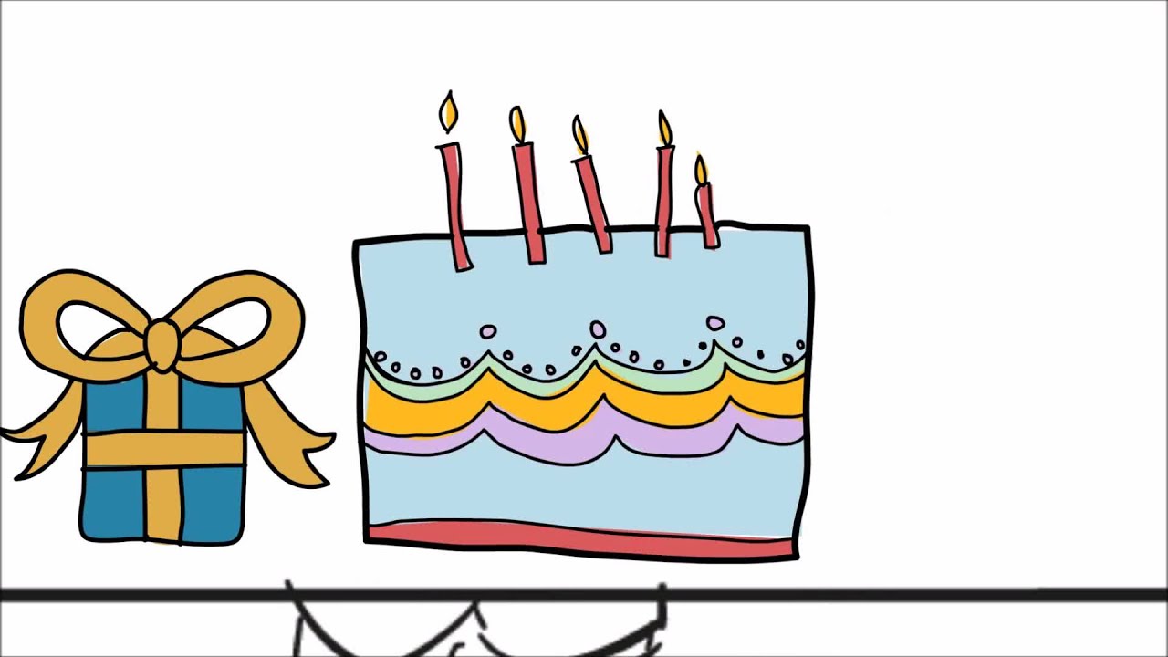 1 Happy Birthday Video Sparkol Video Scribe YouTube