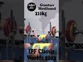 Gustav Hedlund - 2nd Place 875kg Total - 93kg Class 2023 IPF World Classic Championship