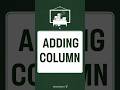 Add a column in seconds ⚡Just press Ctrl + + 💻👍 Like | 💾 Save | 💬 Comment next trick