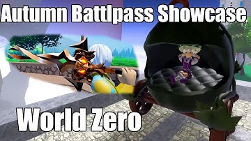 Autumn Battlepass 2025 Showcase (World Zero) ALL FREE ITEMS IN BATTLEPASS | T6 Auras