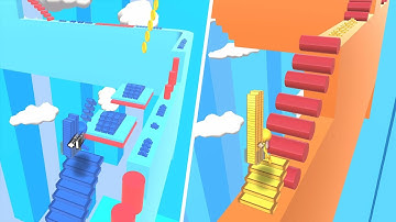 STAIR RUN - Ladder Race Stair Level 72-95 - Android Daily Gameplay