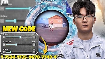 😱BEST KOREAN Tracing  Sensitivity 🎯5 Fingers Controls🚀100% REAL🚨