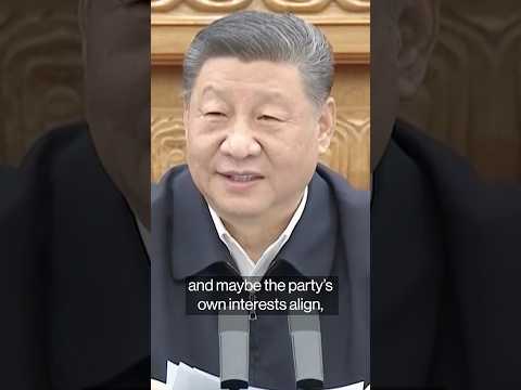 China's Xi meets with the country's tech titans #politics #shorts