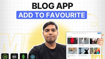MERN Stack Blog App (EP 11) – Add To Favorites | PHP Tech Life Hindi | 2025