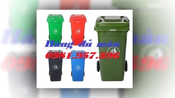 Thùng rác y tế dung tích lớn, thùng rác bệnh viện, thùng rác trường học