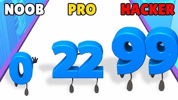 NOOB vs PRO vs HACKER in Digit Shooter