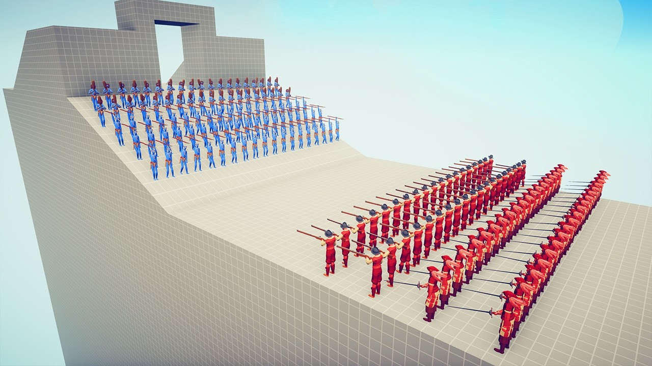 Simulation Map Tabs 50 vs 50 TOURNAMENT - HIGH GROUND MAP | TABS - Totally Accurate Battle ...