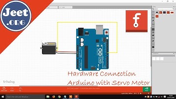 How to Practically Connected Servo Motor with Arduino in Fritzing Software | Jeet.org