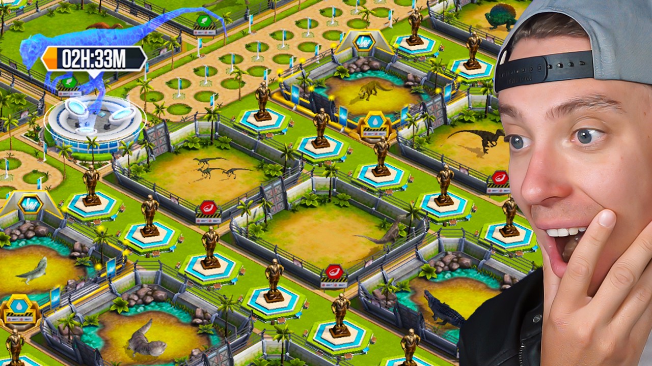 Organizing my Park FINALLY!! Whats Next? (jurassic world the game)