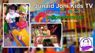 14 August Celebrations In Azan Hights Junaid Enjoying With Cousins Junaid Joni Kids Tv