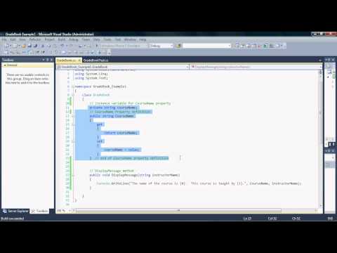 Chapter 4   Part 3 Auto Implemented property