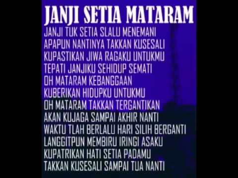 LIRIK LAGU JANJI SETIA MATARAM PSIM JOGJAKARTA