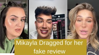 Mikayla Nogueira mascara fake review\/the biggest lie on tiktok\/Influencers fake review