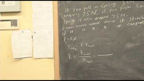 Physics lecture # 13: Introduction to work & energy