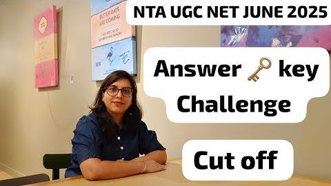 NET JRF June 2025 Answer Key Challenge | Expected Cut Off