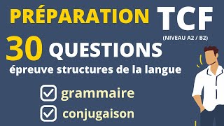 TCF Structures de la langue : Entraînement complet (grammaire + conjugaison) screenshot 4
