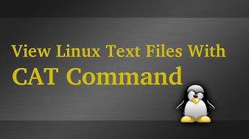 Viewing Text Files In Linux Via The "cat" Command