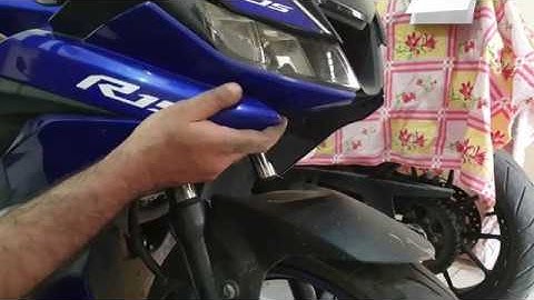 Yamaha R15 V3 Spark Plug Removal | Gap adjustment | Right side fairing removal