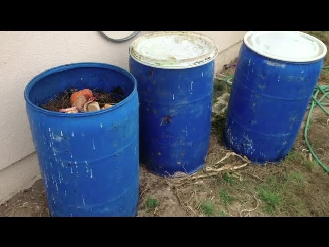 How to Make a Compost Bin Using Plastic Storage Containers