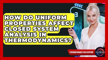 How Do Uniform Properties Affect Closed System Analysis In Thermodynamics?