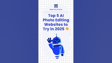 Top 5 AI Photo Editing Websites to Try in 2025 🌟 #chatgpt #photoeditingwebsites #education #ai