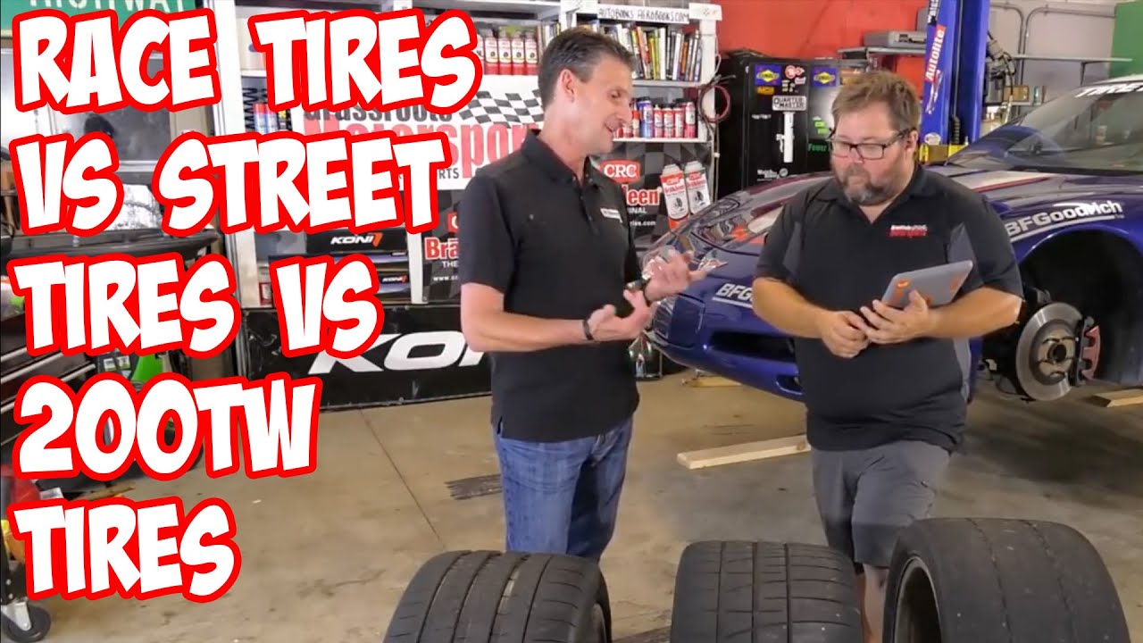 Race tires vs street tires vs 200tw tires. GRM Live! Presented by CRC