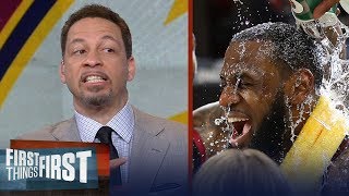 Chris Broussard on LeBron's clutch three, Compares King James to Michael Jordan | FIRST THINGS FIRST