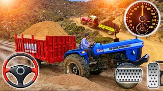 Real Tractor Trolley Sim Game - Tractor Trolley Simulator 2022 - Android Gameplay screenshot 4