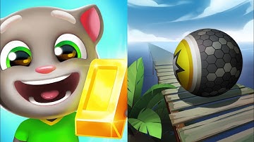 Talking Tom Gold Run vs Rollance Adventure Balls - Android,ios Gameplay Level Ep 1