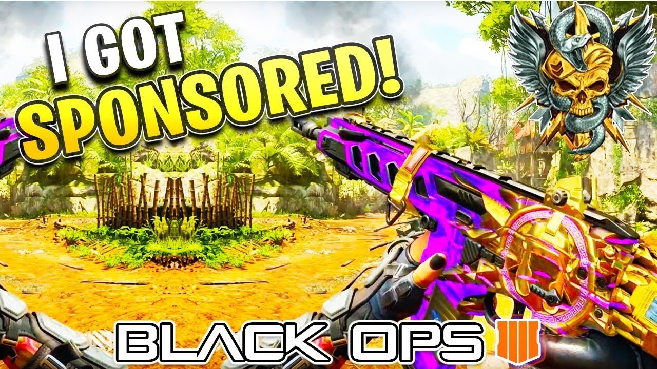 I Got Sponsored Call Of Duty Black Ops 4 YouTube