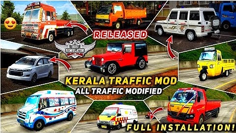 how to add  KERALA TRAFFIC MOD V5 (fully customized) for bus simulator indonesia | BUSSID V3.6.1